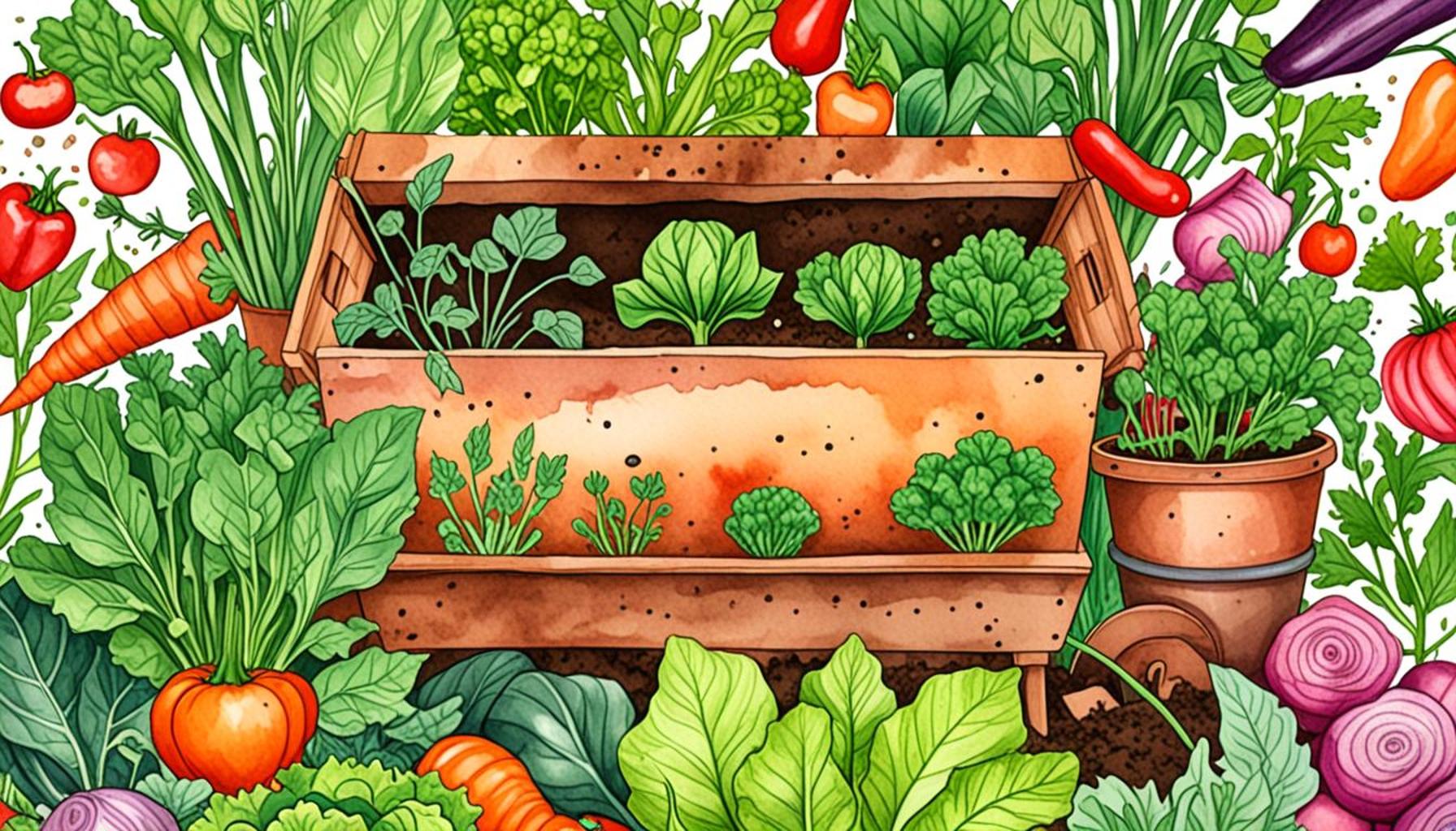 Sustainable Practices in Vegetable Cultivation: Composting and Use of Companion Plants