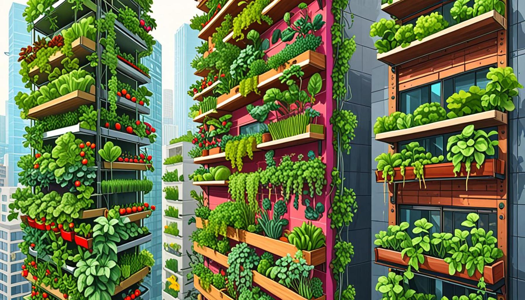 Vertical Gardens: How to Maximize Spaces and Grow Vegetables in Urban Environments