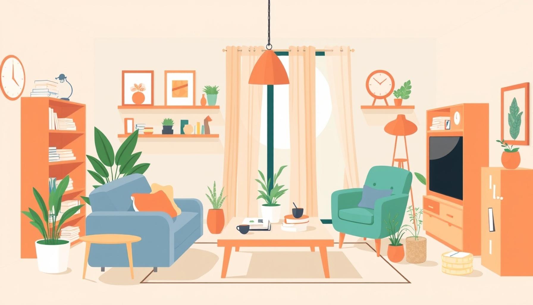 Social Spaces: Creating Cozy Environments with Minimalism and Efficiency