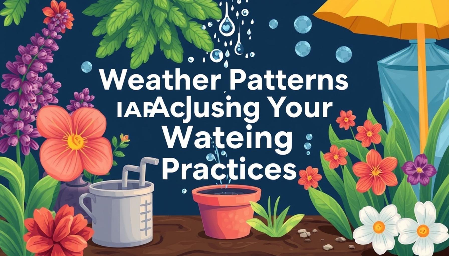 The Role of Weather Patterns in Adjusting Your Watering Practices